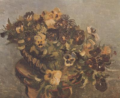 Vincent Van Gogh Tambouring with Pansies (nn04) China oil painting art